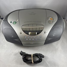 Sony CFD-S300 AM/FM Radio CD Player Cassette Recorder Boombox Tested  Works