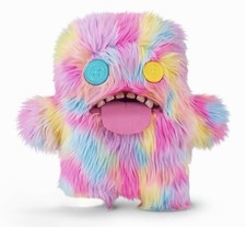 New Fuggler BIGG FUGGS Series 2 Pastel Rainbow Oogah Boogah 18" Plush Monster