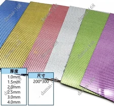 Color Full Carbon Fiber Plate Panel Sheets 200x300mm1-5mm Composite Materia