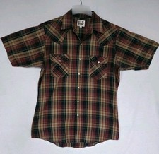 Vintage Ely Cattleman Pearl Snap Shirt Mens S...