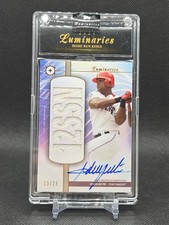 2024 Topps Luminaries Home Run Kings Adrian Beltre Rangers /25 Auto Relic