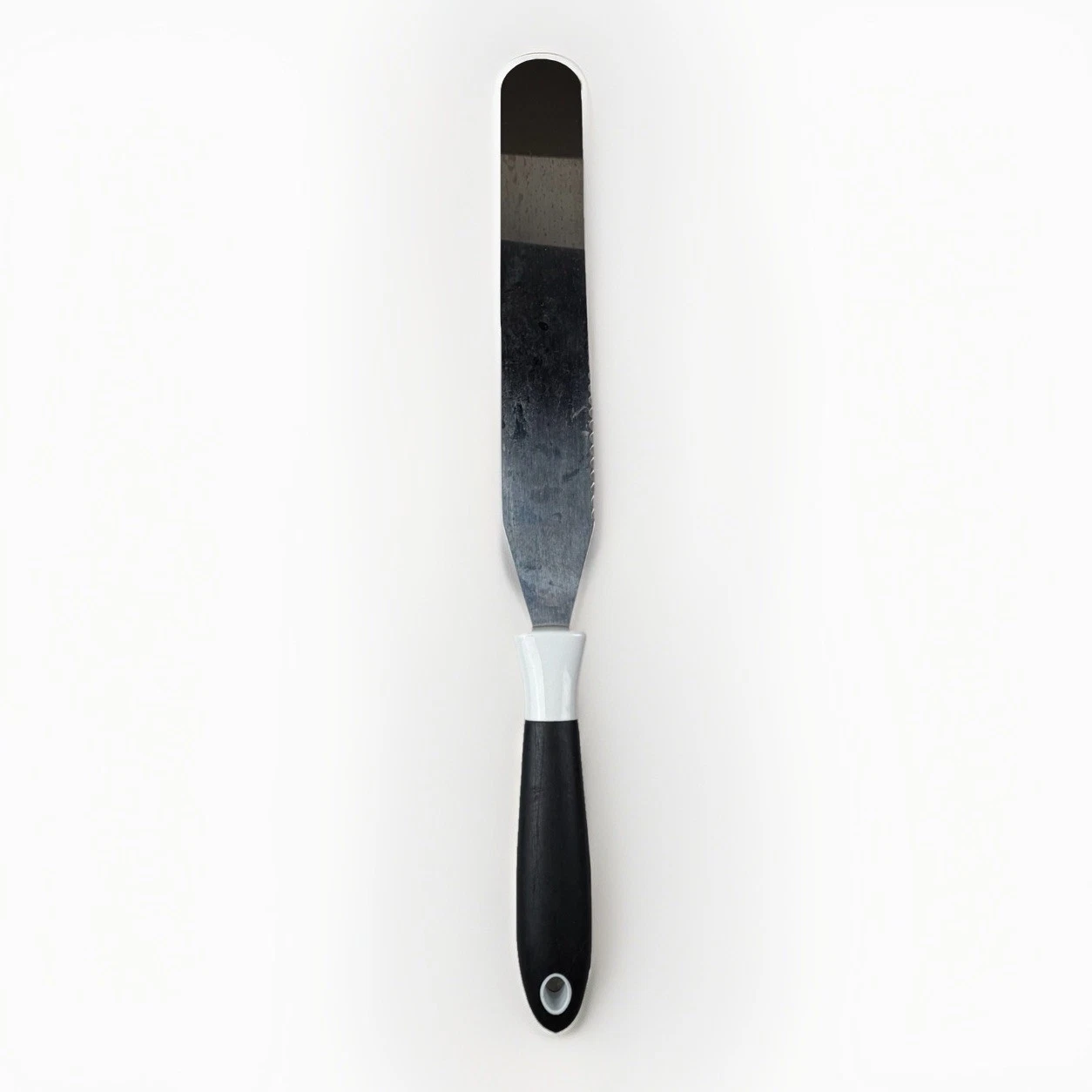 Martha Stewart Stainless Steel Large Serrated Rounded Knife Spatula Kitchen