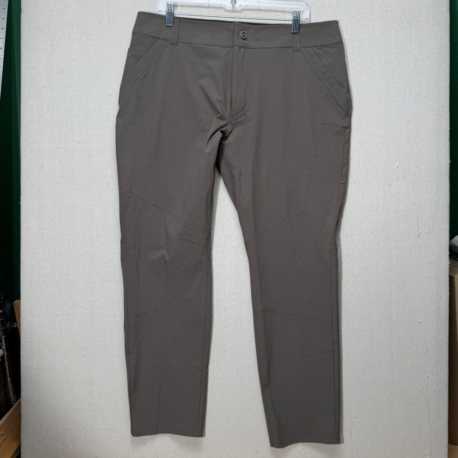 Kuhl Deceptr Pants Mens 36x30 Brown Hiking Technical Lightweight Taper Gorpcore