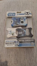 STAR WARS CLONE WARS DIGITAL CAMERA KIT with PREVIEW SCREEN PHOTO EDITING