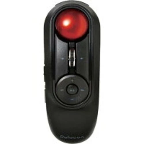 ELECOM Wireless Mouse Trackball Handy Type Relacon Black M-RT1DRBK w/ Receiver - Image 3 of 4