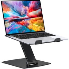 Laptop Ständer Höhenverstellbar, Ergonomischer, Tragbarer Notebook Ständer fü...