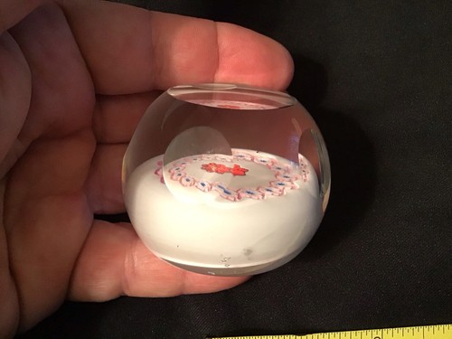 Caithness Art Glass Faceted Millefiori Paperweight Miniature Rose Scotland - Picture 8 of 8