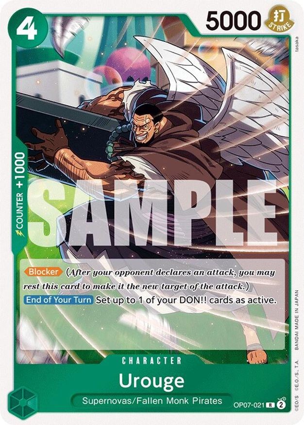 One Piece Urouge (OP07-021/201) OP07 500 Years in the Future NM FOIL