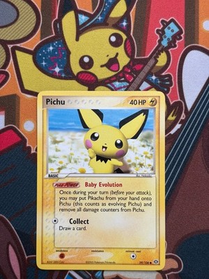 Pichu 59/106 ex Smaragd/ex Emerald englisch Pokemon Karten NM