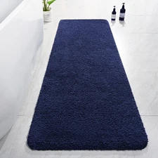 Luxury Long Bathroom Runner Rug, 24x72 Inch Thick Soft and Absorbent Microfib...