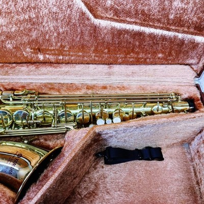 Yamaha YAS-32 Alto Saxophone Purple Logo Japan Serial 013438 Key