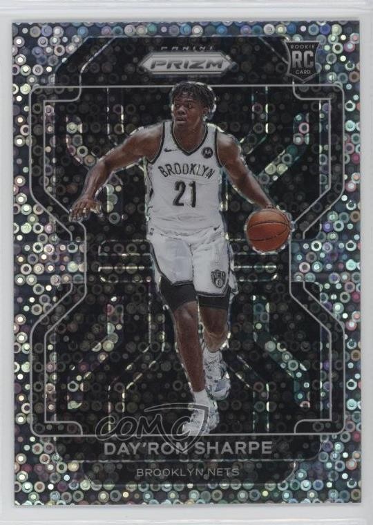 2021-22 Panini Prizm Fast Break Prizm Day'Ron Sharpe #281 Rookie RC