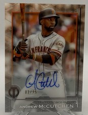 2019 Topps Tribute -  Tribute Autographs Andrew McCutchen #TA-AM Orange /25