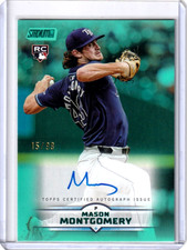 MASON MONTGOMERY (RC) - 2025 STADIUM CLUB BLUE AUTO #ed /99 ROOKIE SIGNATURE