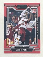 Cornell Powell 2021 Panini Playbook Rookie Green RC /10 #142 NFL Chiefs Card