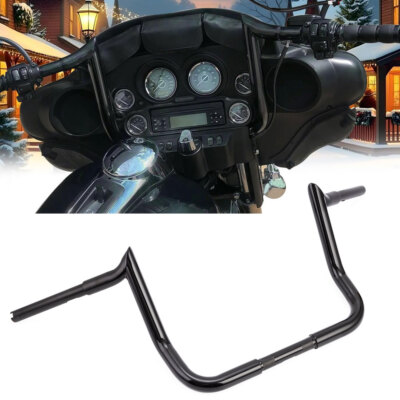 12" Rise Meathook Bagger Ape Handlebar for 1986-UP Harley Touring FLH FLHX FLHTC