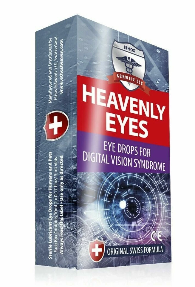 ETHOS SCHWEITZ LLC Eye Drops for Gamers Ethos Best Lubricating Moisturize Comfort Revive Dry Eyes