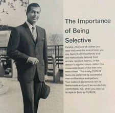 1965 Curlee Clothing Company Men's Suits Advertisement Fashion Clothes DWLL7
