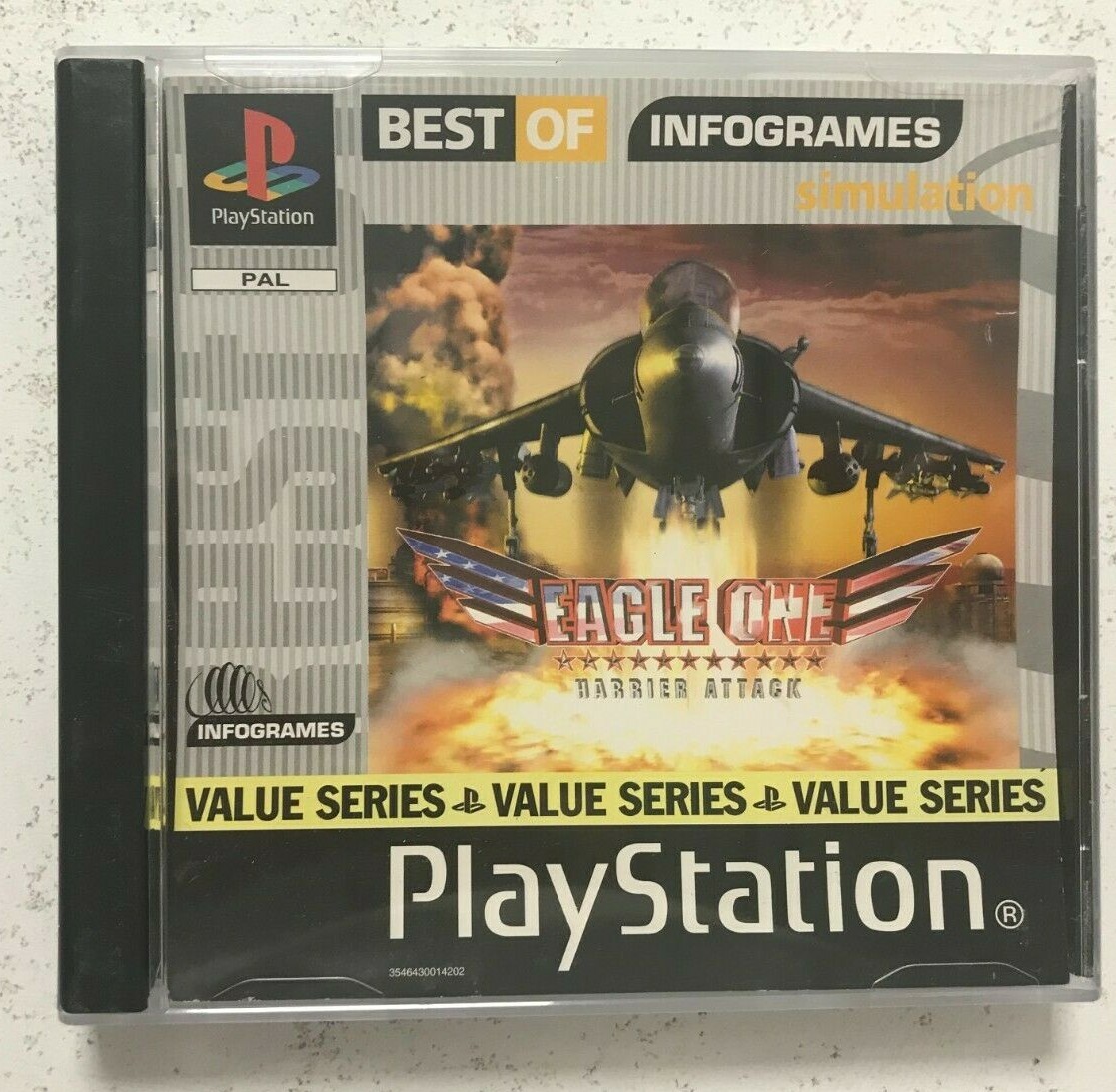 Eagle One Harrier Attack - Best of infogrames - PS1 - GameSpirit