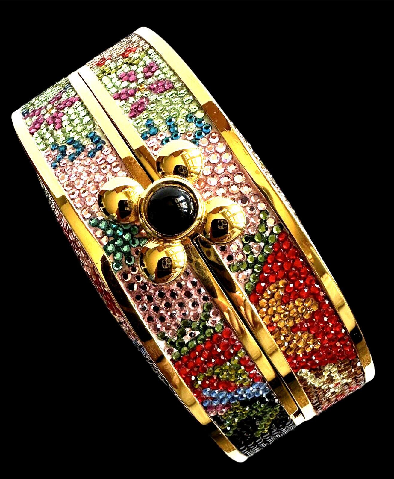 Judith Leiber Patchwork Quilt Crystal Minaudiere … - image 18