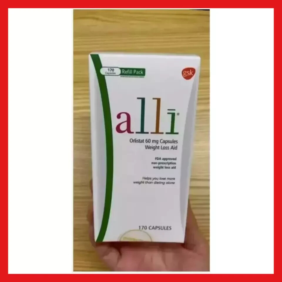 alli Diet Weight Loss Supplement Pills, Orlistat 60Mg ,170 Capsules new