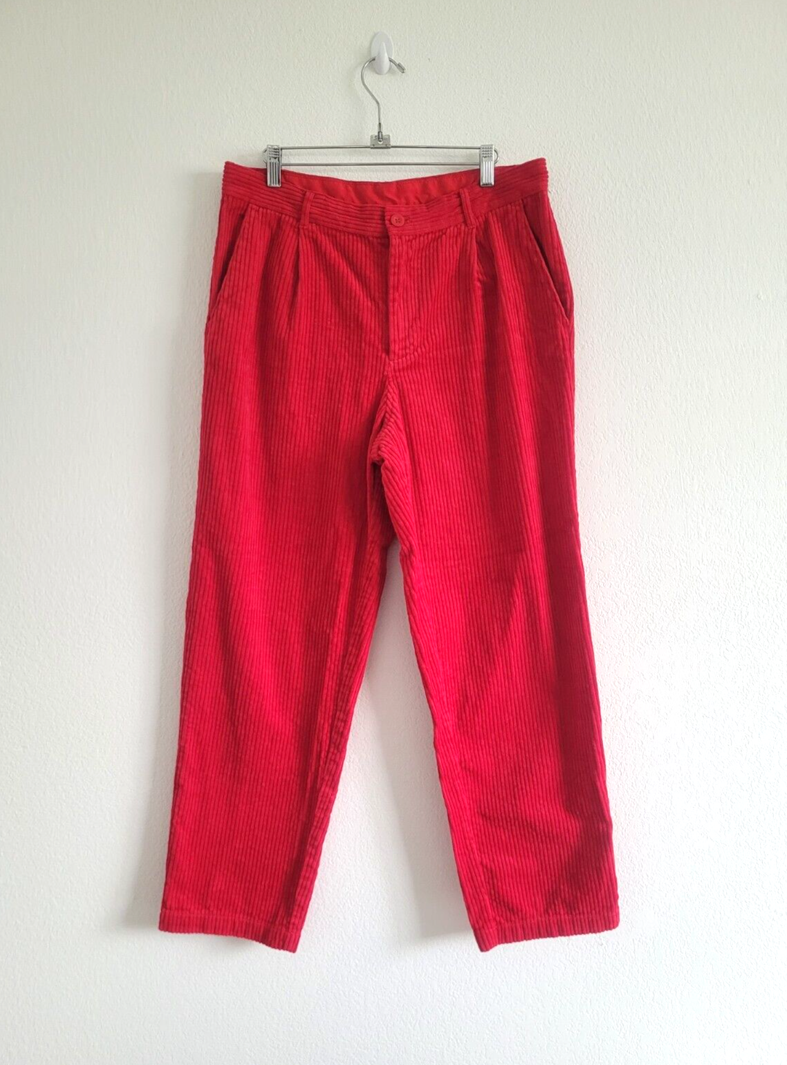 FILA Blazer da canottaggio x Target pantalone uomo gamba dritta in velluto a coste rosso 34x32