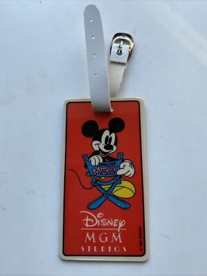 Disney 1987 MGM Studio Park Pass Mickey Mouse Namensschild unbenutzt Sammlerstück selten