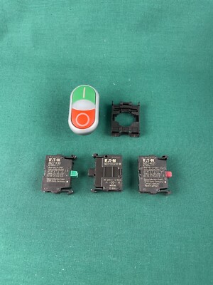 Eaton RMQ-Titan Doppeldrucktaster Komplettgerät M22-DDL-GR-X1/X0/K11/230-W