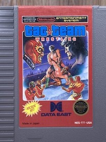 Tag Team Wrestling -- NES Nintendo Original Classic Authentic Game TESTED