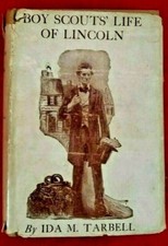 1939 Tarbell BOY SCOUTS LIFE OF ABRAHAM LINCOLN,Rare DJ, BSA,President,Civil War