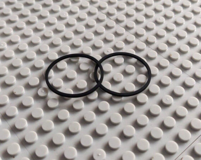 2x Vierkantriemen 24 mm x 1,2 mm ø Antriebsriemen Square Belt für CD & Tape Deck