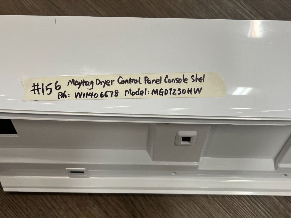 Dryer Control Panel Consol OEM W11406678 for Maytag Dryer