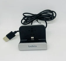 Belkin F8J045BT Lightning Dock For Charge & Sync iPhone 14 13 12 11 Xs X 8 7 6 5