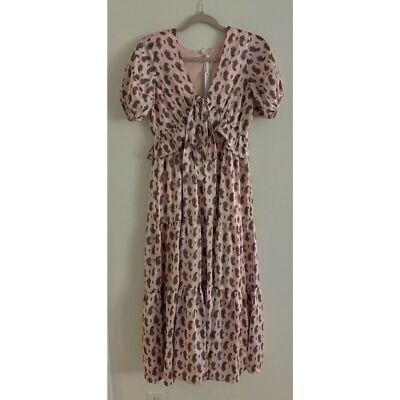 maisie tiered midi dress ANTONIO MELANI | Dresses | Maisie Plaid Print Square Neck Puff Sleeve Tiered  Ruffle Midi Dress