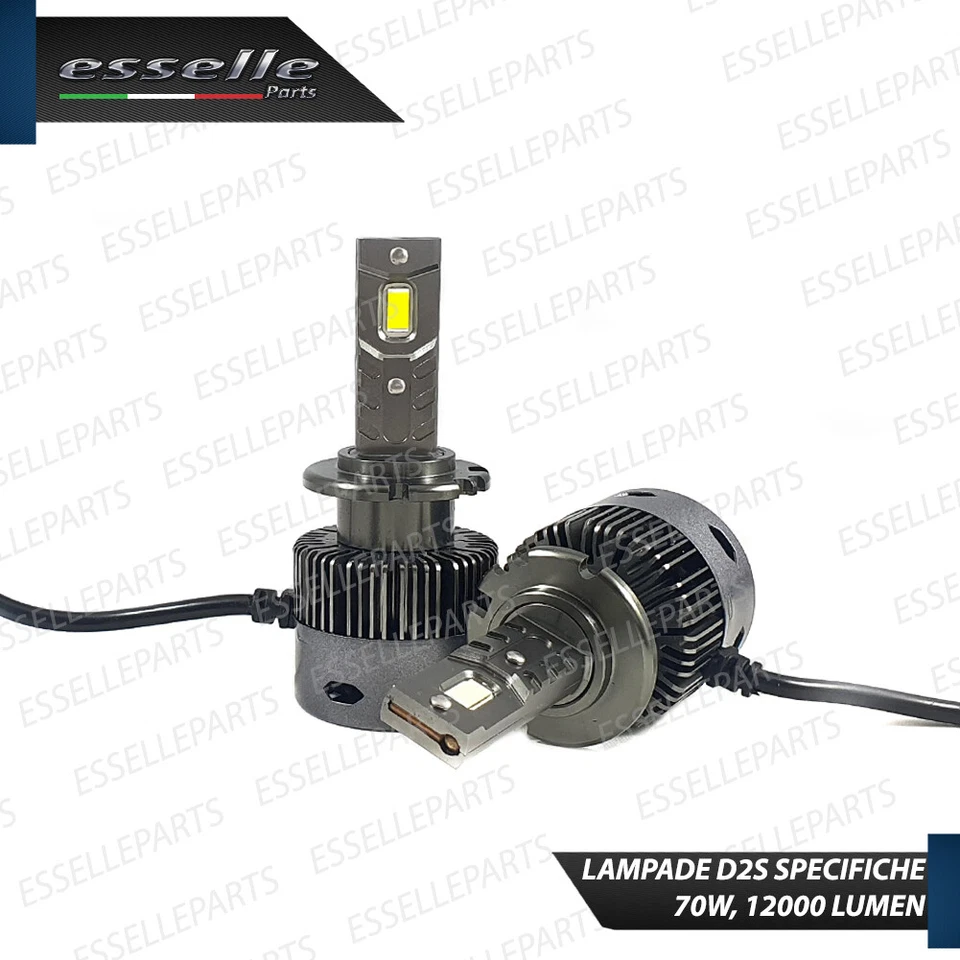 COPPIA LAMPADE D2S DA XENON A LED PER SAAB 9-3 I DAL 2002 AL 2007 6000K CANBUS - Immagine 4 di 4