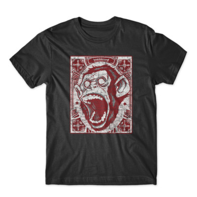 Screaming Monkey T-Shirt. 100% Cotton Premium Tee New | eBay