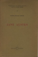 Jane Austen - Patrizia Bellman Nerozzi (Adriatica editrice) [1973]