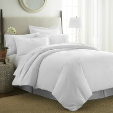 Kaycie Gray Basics 3PC Duvet Cover Set for Comforter 19 Colors Ultra Soft