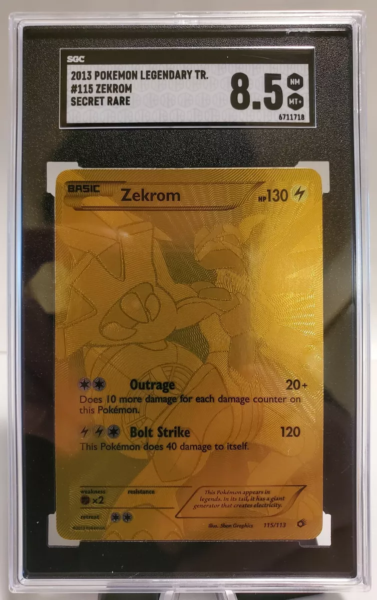 Zekrom 115/113 Pokémon card from Legendary Treasures for sale at best price