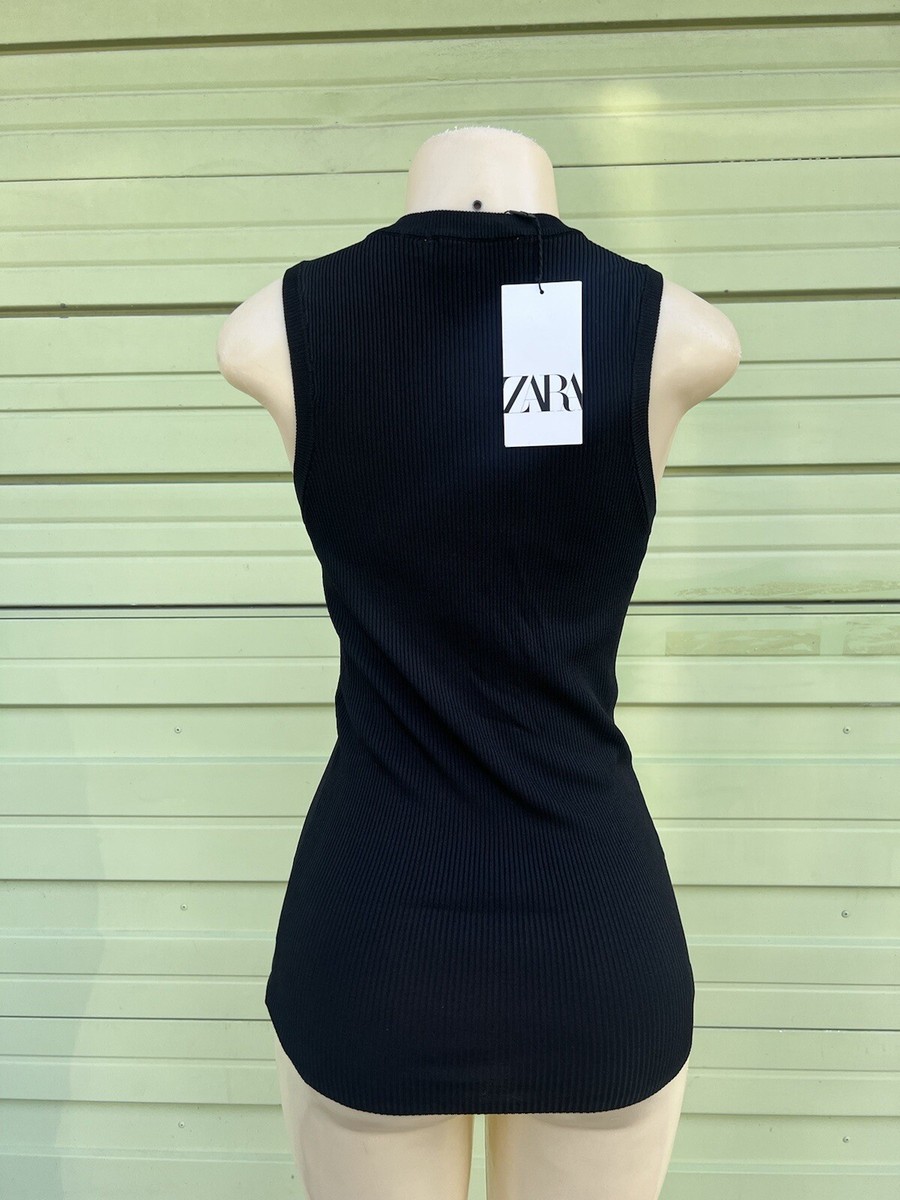 トップス eaphi BUSTIE LINE SLEEVELESS KNIT Buy Knit Sleeveless Top with Contrast Piping Off White For