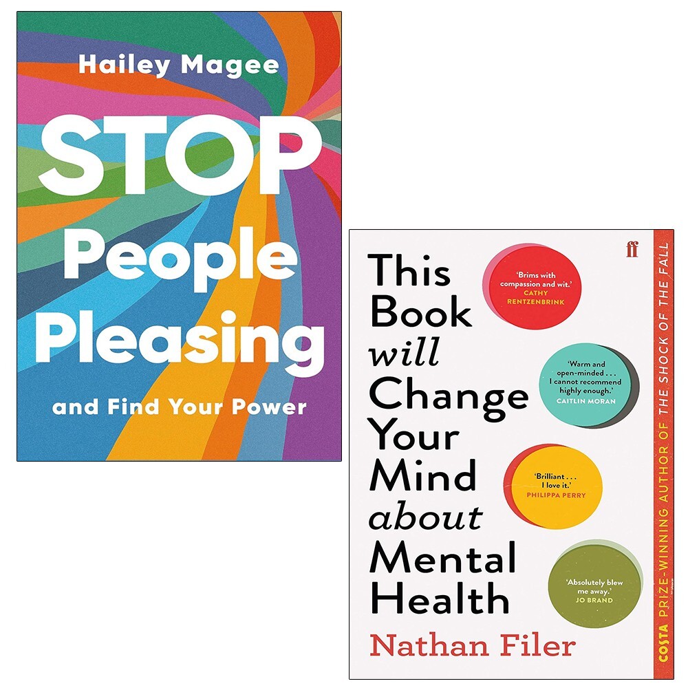 Stop People Pleasing,This Book Will Change Your Mind About Mental Health 2 Books