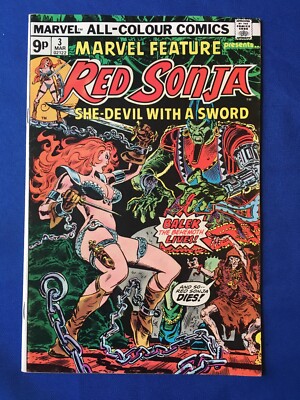 Marvel Feature #3 VFN/NM (9.0) MARVEL ( Vol 2 1975) Red Sonja (4)