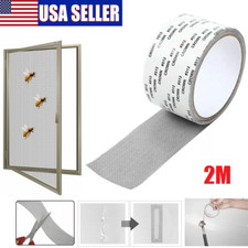 2Pcs Screen Patch Repair Kit Window Repair Tape Fiberglass Covering Mesh Tool US