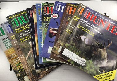 1987-1989 Lot 12 Vintage American Hunter Magazine Hunting Rifles NRA Deer Turkey