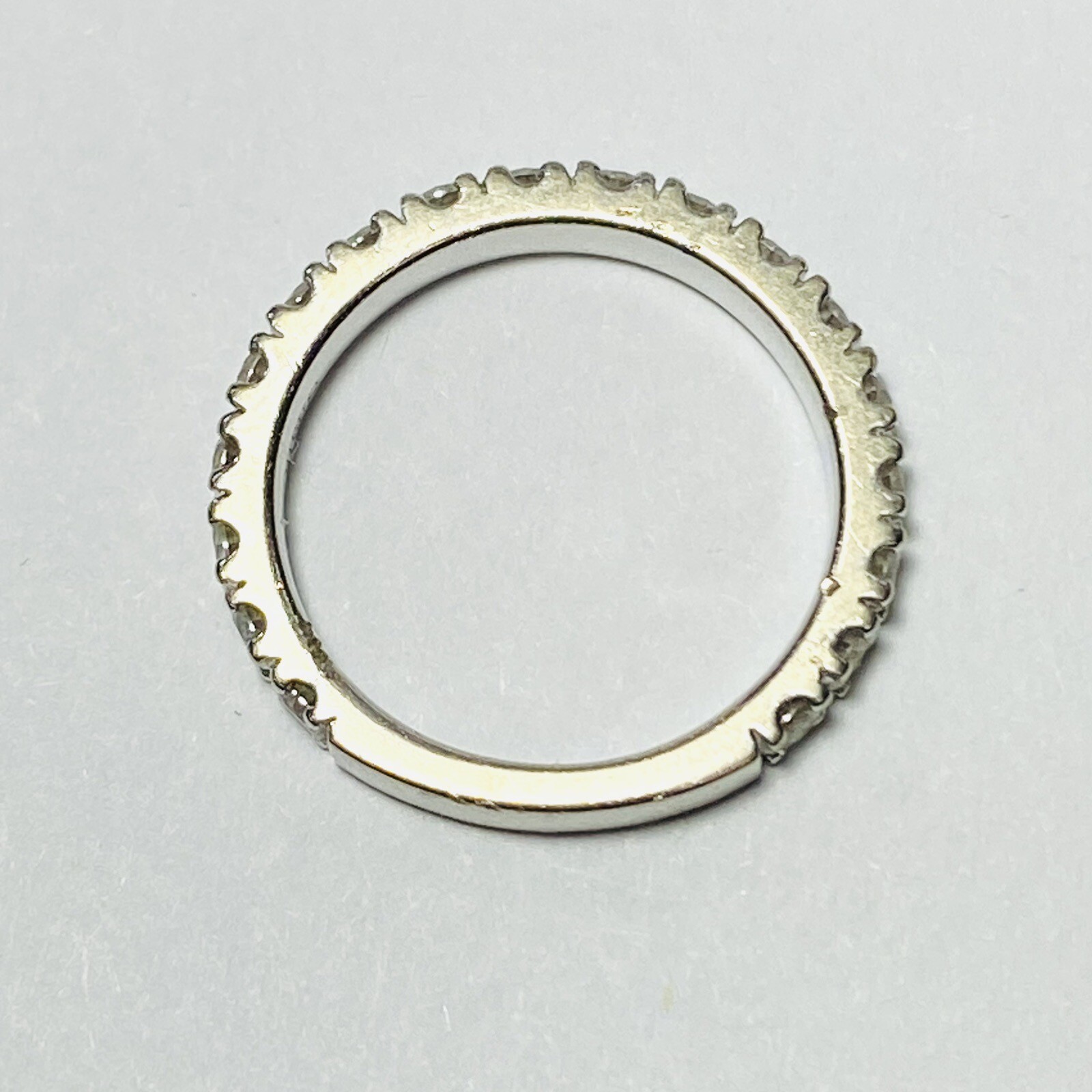 Shane Co. 14K White Gold 1.08ctw Brilliant Cut Diamond Size 6.25 Band