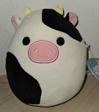 NEW 8 Connor The Cow Squishmallow BNWT Rare VHTF Black White Cow 2021 Squad