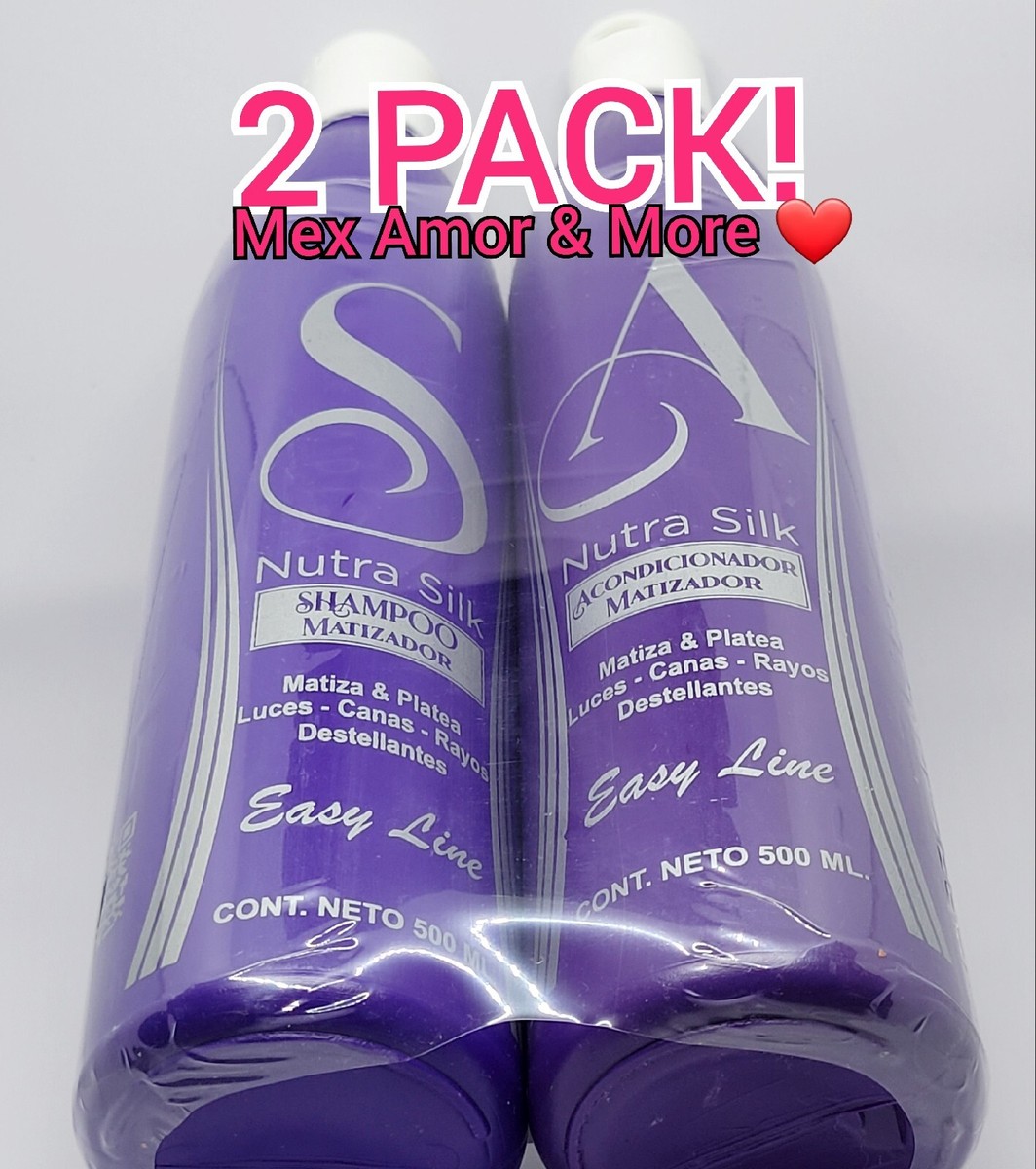 Nutra Silk Purple Shampoo & Conditioner for Treated Hair 500 ml ea
