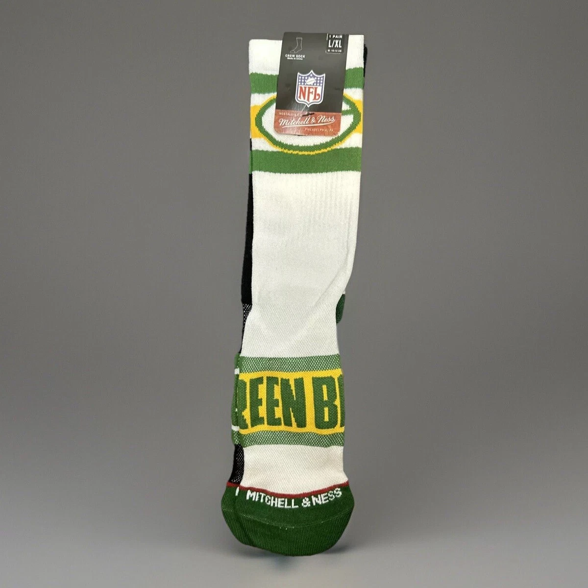 green bay packers dress socks Word Crosswalk Socks, One Size Socks by For Bare Feet PRO Compression Green Bay Packers