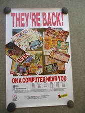 Vintage Computer Game Poster Classic Risk Mon...