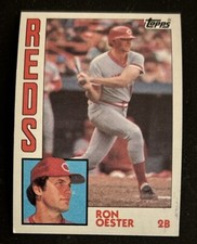 1984 Topps Ron Oester Baseball Card #526 Reds 2B VG O/C
